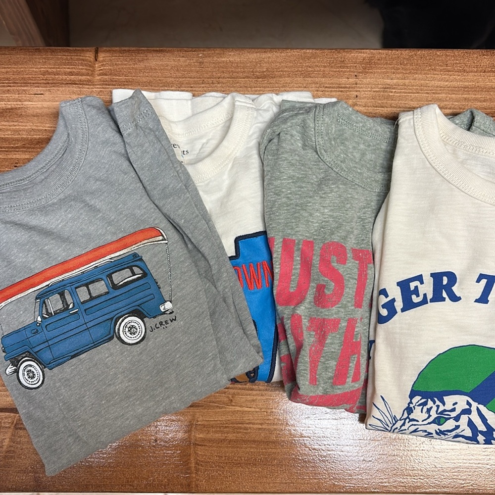 Crewcuts Kids Graphic T-Shirt Bundle XS (4-5)